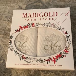 Mr. and Mrs. hand towels